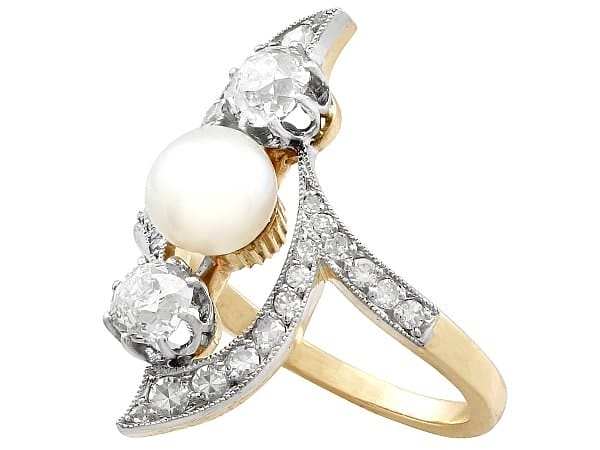 Art Nouveau Wedding Rings