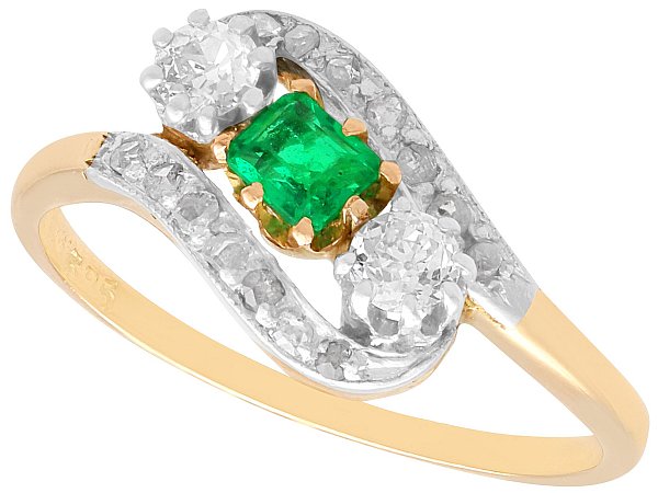 timeless gemstone engagement ring