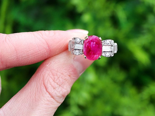 ruby ring to match a red dress