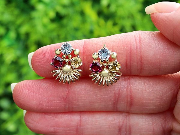 Gemstone Clip-On Earrings for Special Occasions