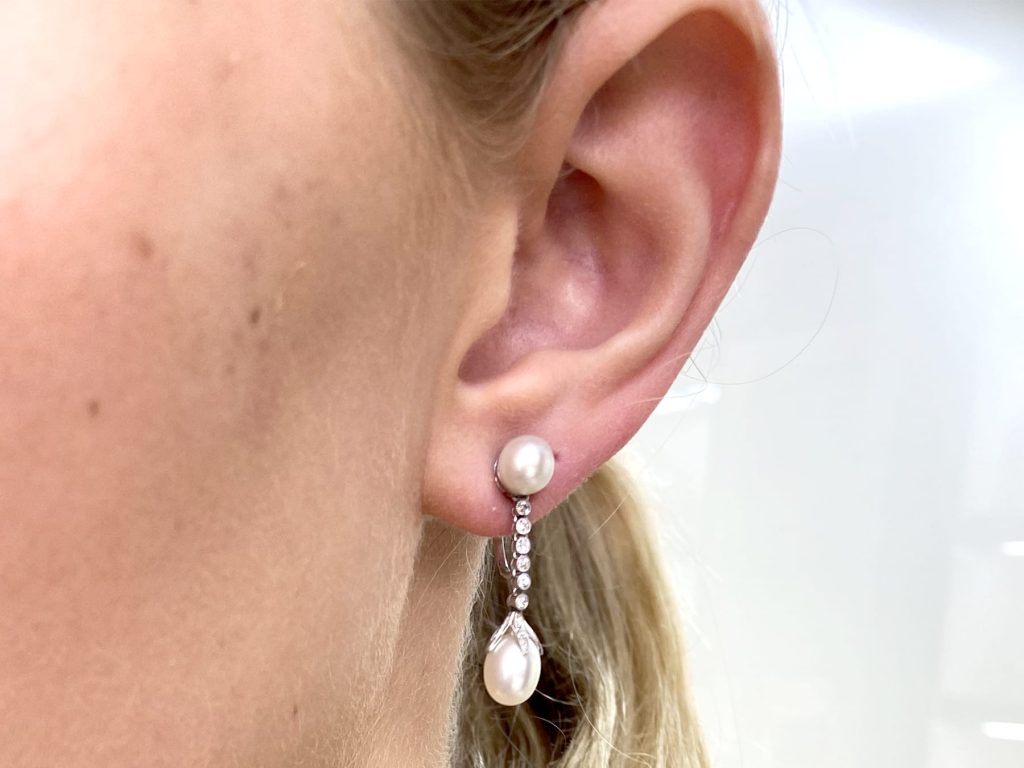 Art Deco Clip-On Earrings