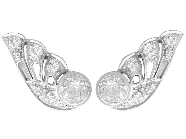 Diamond Clip-On Earrings