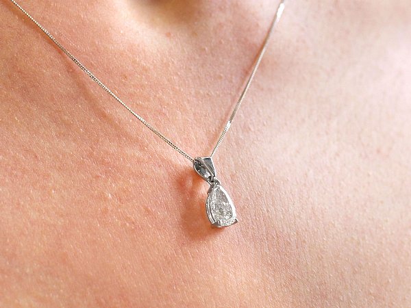 layering diamond pendants