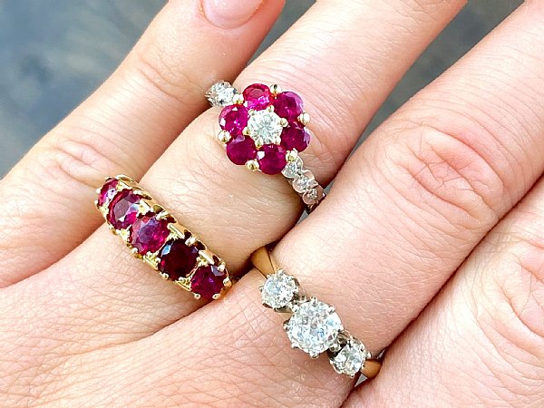 Ruby British Royal Engagement Rings 