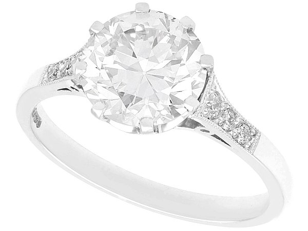 Solitaire Diamond Engagement Ring