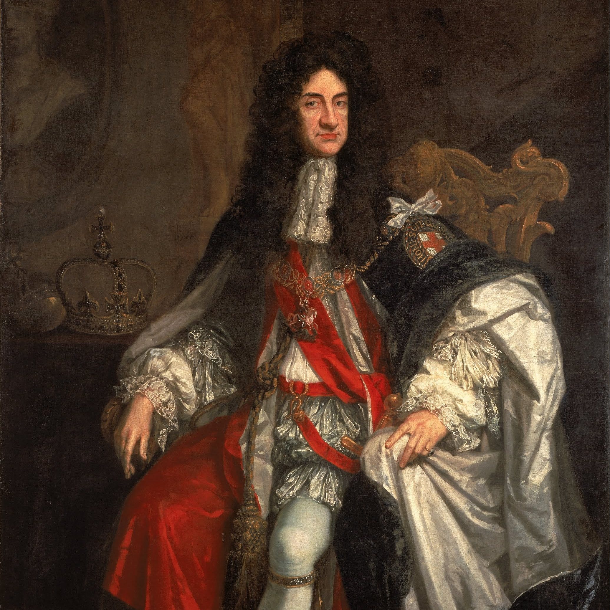 King Charles II, first owner of the most expensive sapphire in the world.