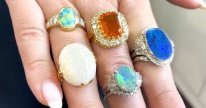 opal engagement rings