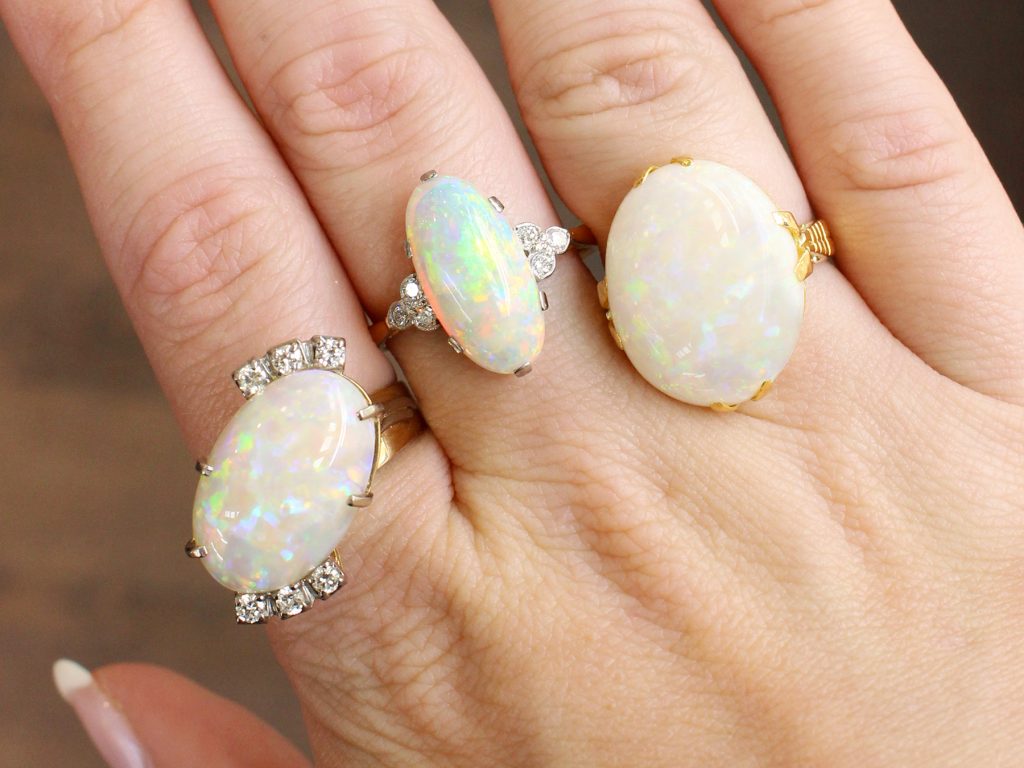 opal rings