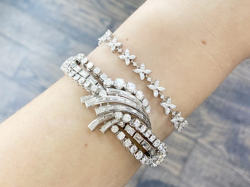 diamond bracelet stack