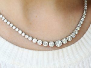 vintage diamond necklaces