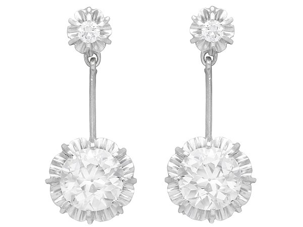 Luxury diamond earrings