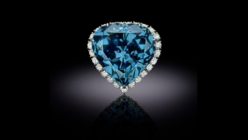 Nina Dyer's famous Blue Heart Diamond