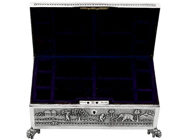 Victorian Silver Jewellery Box