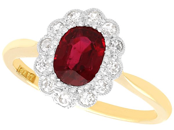 Ruby Red Fairytale Engagement Ring