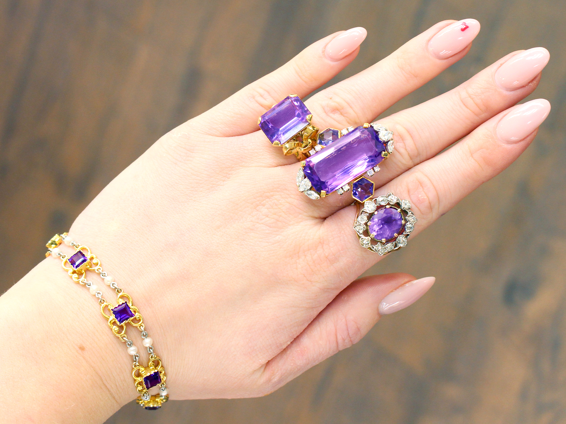 amethyst rings