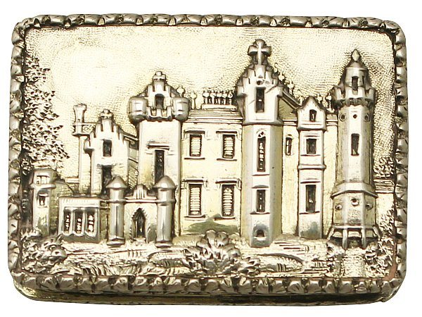 Silver Gilt Gold Snuff Box