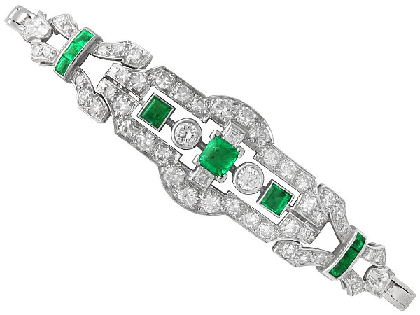 diamond emerald bracelet