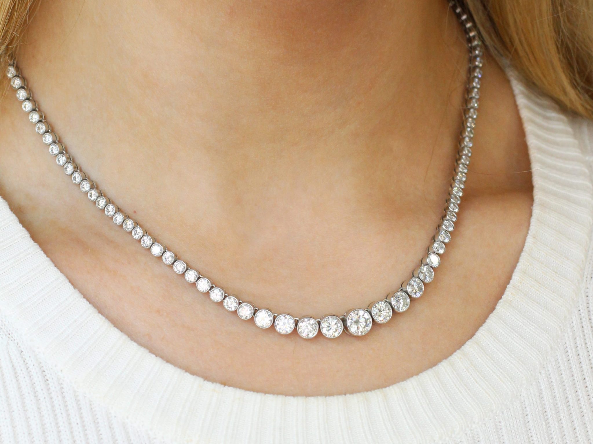 antique diamond necklace