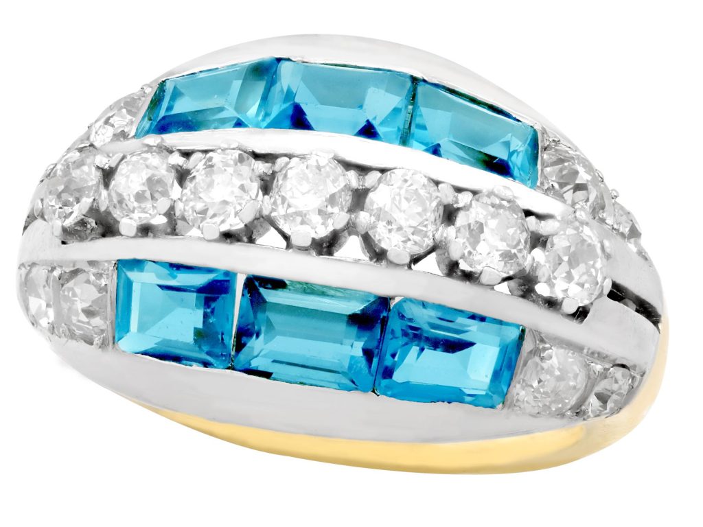 celebrity inspired aquamarine ring 