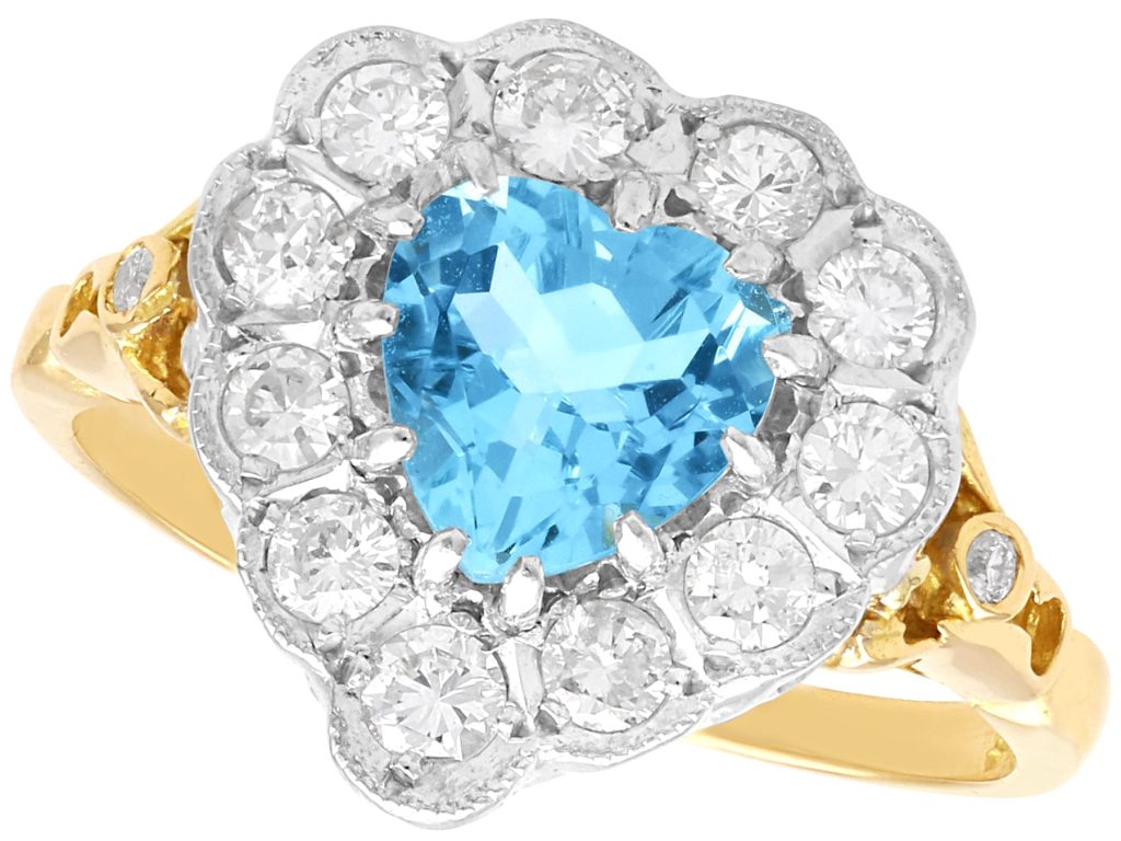 Aquamarine vs. Diamond Engagement Rings