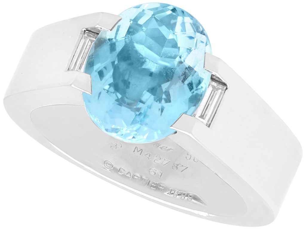 aquamarine engagement ring 