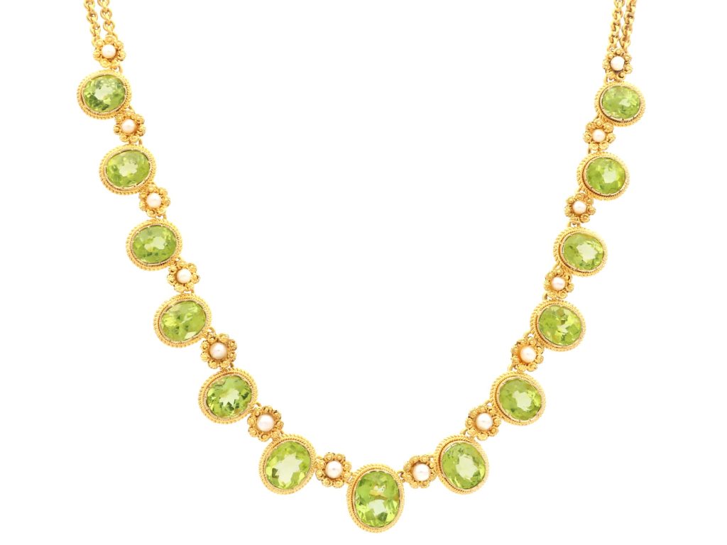 peridot necklace