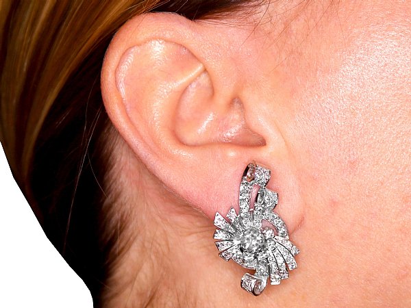 hair up diamond cluster rings 